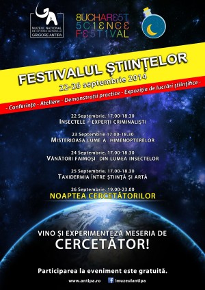 Festivalul Stiintelor la Muzeul Antipa